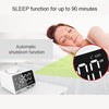 K11 Bluetooth Alarm Clock Speaker Creative Digital Music Clock Display Radio with Dual USB Interface, Support U Disk / TF Card / FM / AUX, US Plug(Black)