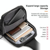 OUMANTU 903 Oxford Cloth Chest Bag Business Casual One-shoulder Crossbody Bag(Red)
