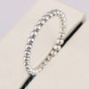 Women Fashion Charms Beads Ring Jewelry, Metal Color:925 silver(56 mm)