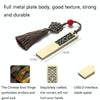 JM03 Metal Classical Style U-Disk Window Grilles USB 2.0 Flash Drive, Capacity: 128GB(Copper Coin)