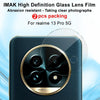 For Realme 13 Pro+ Global 2 PCS/Set IMAK HD Glass Rear Camera Lens Film