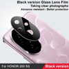 For Honor 200 IMAK Rear Camera Lens Glass Film Black Version