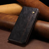 For Samsung Galaxy A56 5G Oil Wax Crazy Horse Texture Leather Phone Case(Black)