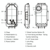 PULUZ PULUZ 40m/130ft Waterproof Diving Case for Huawei P20, Photo Video Taking Underwater Housing Cover(Transparent)