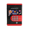 13.5 x 12.3 x 19.5cm Space Astronaut Fingerprint Savings Jar Children Musical Password Money Bank Toys(Black)