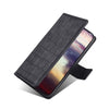 For Alcatel 1B 2022 Skin Feel Crocodile Magnetic Clasp Leather Phone Case(Black)