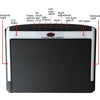 15.6 Inch Car HD Ceiling TV Mp5 Display Car Ceiling Monitor(Black)