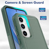 For Samsung Galaxy A35 5G / A55 5G 2 in 1 PC + TPU Phone Case(Dark Green)