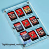 14 Grid Transparent Crystal Magnetic Game Card Storage Box For Switch