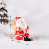 4pcs Christmas Micro Landscape Decorations Resin Craft Gifts Home Decoration Ornaments, Spec: Santa No. 11