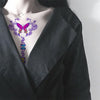 Fluorescent Face Waterproof Environmental Protection Tattoo Stickers Nightclub Bar Flower Arm Stickers(OHB-002)