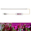 LED Plant Growth Lamp Time Potted Plant Intelligent Remote Control Cabinet Light, Style: 50cm One Head)(Red Blue)