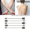 10 PCS Classic Black  Waterproof Temporary Tattoo Sticker(HC-71)