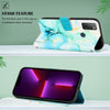 For alcatel 1S (2021) / 3L (2021) PT003 Marble Pattern Flip Leather Phone Case(LS003)
