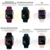 Q19 Pro IP67 Waterproof 1.69 inch Smartwatch(Gold+Burgundy)