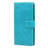 For Samsung Galaxy S25 5G Calf Texture Buckle Flip Leather Phone Case(Light Blue)