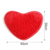 Heart Shape Non-slip Bath Mats Kitchen Carpet Home Decoration, Size:40*50CM(Dark Grey)