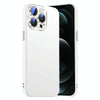 For iPhone 12 Pro Nano Lens Cover Liquid Silicone Phone Case(White)