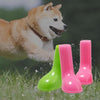 Waterproof Dog Boots, Non-Slip, Blue, Size L (4 Pack)