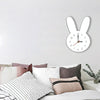 Rabbit Pattern Creative Living Room Decorative Wall Clock (White)