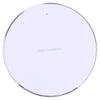 Q25 15W Plaid Pattern Desktop Metal Round Wireless Charger(White)