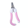 Small Pet Nail Clipper Set, Pink, Stainless Steel, with File