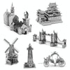 3 PCS 3D Metal Assembly Model World Building DIY Puzzle Toy, Style:Sydney Opera House