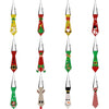Christmas Children Cartoon Ties Holiday Party Performance Costume Props, Color: Christmas Tree Berry