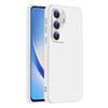 For Samsung Galaxy A34 5G Nano Lens Cover Liquid Silicone Phone Case(White)