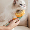 Cat & Dog De-Shedding Comb - Yellow - Gentle & Effective