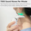 Electrical Neck Beauty Instrument Neck Massager Face Beauty Device, Style: Oval(White)