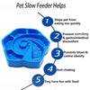 Slow Feed Dog & Cat Bowl, Conch Shape, Anti-Choke, Random Colour