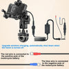 Motorcycle Bracket Crab Navigation Phone Bracket,Style U-shaped+15W Wireless Charging