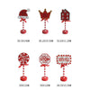 Christmas Street Sign STOP Decorative Lights Wooden Window Atmosphere LED Lights, Style:  NORTH POLE
