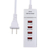 5V 4.1A 4 USB Ports Charger Adapter with Power Plug Cable, Cable Length: 1.5m, US Plug(White)