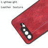 For Asus ROG Phone 5 Shockproof Sewing Cow Pattern Skin PC + PU + TPU Case(Red)