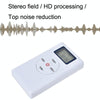 HanRongda HRD-109 Portable Mini FM Radio Conference Receiver(Silver Gray)