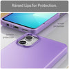 For Samsung Galaxy A06 4G Frosted Translucent TPU Hybrid PC Full Coverage Phone Case(Dark Purple)