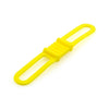 10 PCS High Elastic Silicone Straps Bicycle Fixed Strap Car Light Beam, Size: One Size(Yellow)