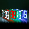 Multi-Function Large 3D LED Digital Wall Alarm Clock with Snooze Function, 12/24 Hours Display for Home, Kitchen, Office, DC 5V, CE Certificated(Green)