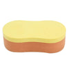 Car Wax Sponge 8- Word Shape Sponge High-density Waxing Sponge(Orange)