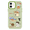 For iPhone 11 Skin Feeling Jelly TPU Hybrid PC Phone Case(Doghouse Green)
