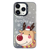 For iPhone 11 Pro Max Christmas Series PC Full Coverage Pattern Phone Case(CK055 Black)