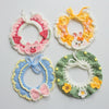 Knitted Pet Collar, Corn/Radish/Flower (L), Cat/Dog Scarf