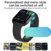 ZGA W01 1.86 inch Screen Seconds Hand BT Call Smart Watch, Support Heart Rate / AI Voice Assistant / Sedentary Reminder(Black)