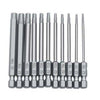 11pcs / Set 75mm Plum Blossom Hollow Bit Multifunctional Peeling Bit Set