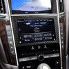 Car Carbon Fiber Navigation Frame Decorative Sticker for Infiniti Q50 / Q60 2014-2020