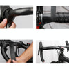WEST BIKING Bicycle Breathable Non-Slip Handlebar Strap(Red)