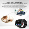G18 1.83 inch Color Screen Smart Watch Leather Strap, Support  Noninvasive Blood Sugar / Uric Acid(Black)