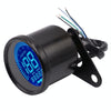 CS-636B1 Motorcycle Multi-functional Modification Instrumentation Motorcycle Odometer Speedometer Tachometer Oil Gauge (Black)